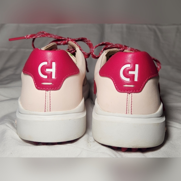 Cole Haan Grand Pro AM‎ Golf Sneaker Pink Floral Size - Picture 4 of 10